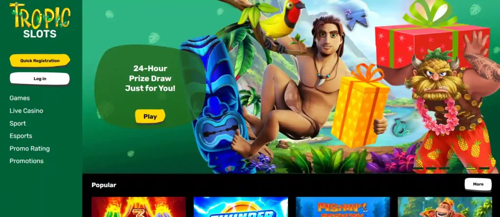 Tropic Slots Sister Sites